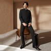 【中华立领】柒牌男装西服男2024秋季新款商务绅士男士黑色单西装	127C70730 商品缩略图3
