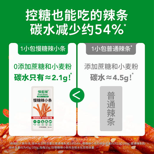 慢教授丨慢糖辣小条100g（内含10小包） 商品图1