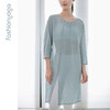 FM11321凡圣瑜伽棉麻连衣裙女夏新品中长款收腰宽松禅修美裙（不含胸垫） 商品缩略图8