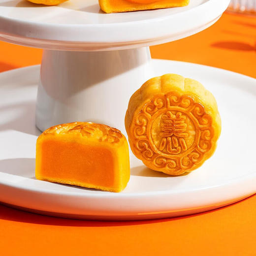 美心奶黄月饼港式风味中秋月饼礼盒 香滑奶黄月饼礼盒 360g 商品图5