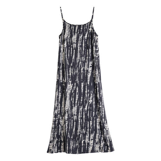 OY-24505夏季新款印花无袖连衣裙女宽松休闲显瘦中长款吊带裙24505 商品图4