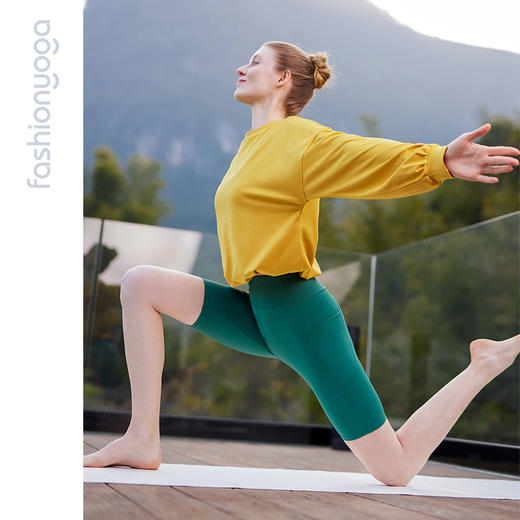 FC12503凡圣瑜伽带兜运动瑜伽五分裤 商品图8