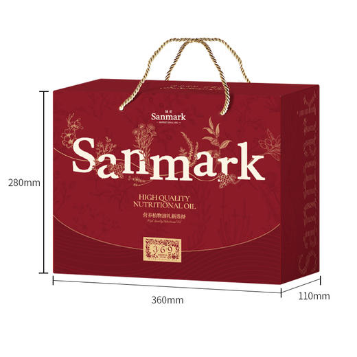 【礼品】贺岁礼盒2L*2  橄榄调和油+有机葵花 商品图4