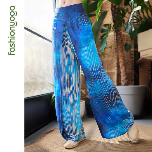 FM09962宽松波韵禅风长裤凡圣瑜伽夏季款 商品图2