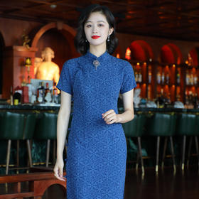 OY-24279中国风复古女装夏季2024年新款棉麻日常改良旗袍24279