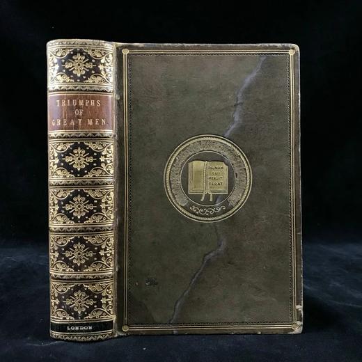 1875年 伟大人物的伟大胜利 配多幅肖像插图 真皮精装32开 商品图0