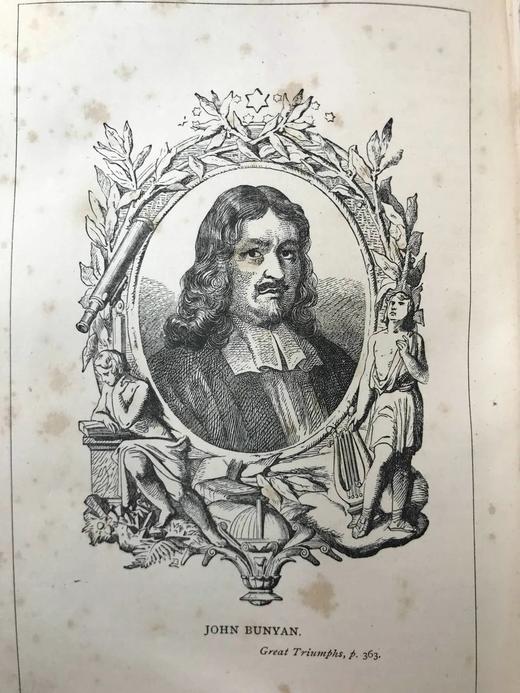 1875年 伟大人物的伟大胜利 配多幅肖像插图 真皮精装32开 商品图13