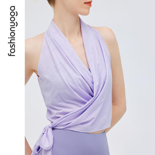F12216凡圣瑜伽简约优雅女神外搭（不含胸垫） 商品图5