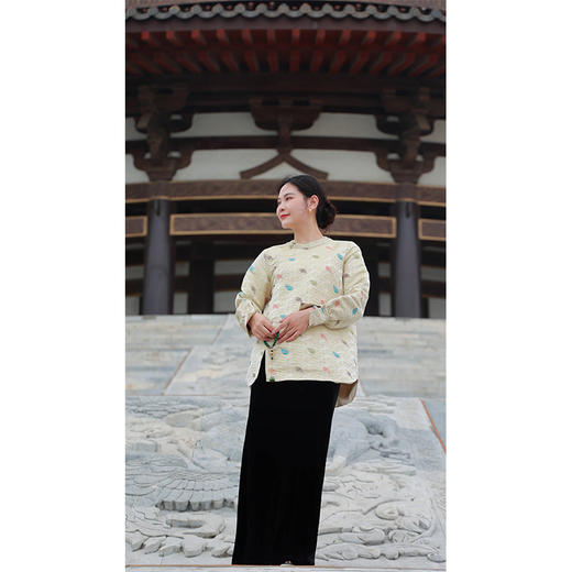 玄羽-马甲(24804954Y-明月珰·云锦) 商品图8