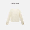 COCO ZONE 春季小香风100棉针织开衫长袖V领单排扣上衣24C10367 商品缩略图5