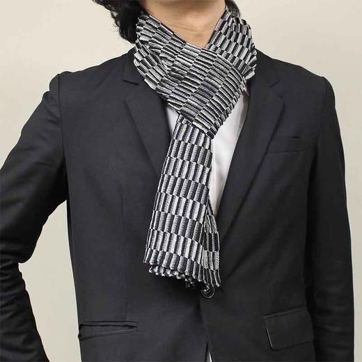 【ZAIKI西阵织】京都西阵织单色2折叠款女士围巾 商品图5