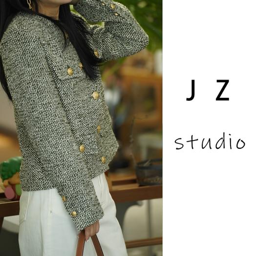 【绿M1 XL1 黑XL1】臣禾	两色香风外套JZ243010175【金猪甄选】 商品图14