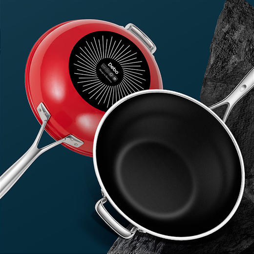 徳铂炒锅无涂层珐琅锅 喜马拉雅 商品图3