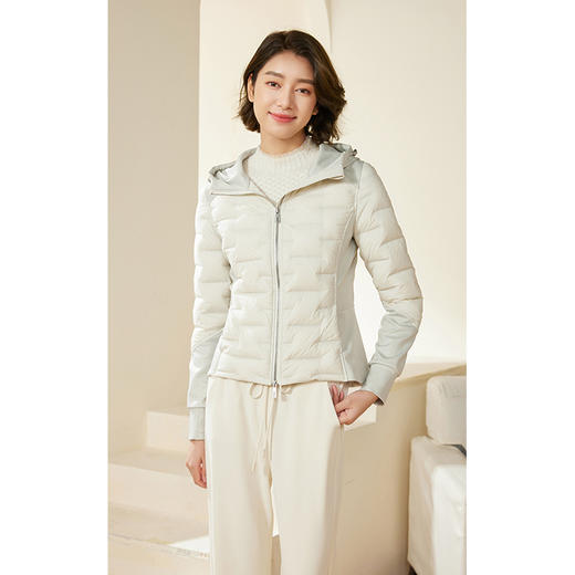 乔万尼羽绒服短款收腰设计90%绒子含量白鹅绒EM3T310 商品图2
