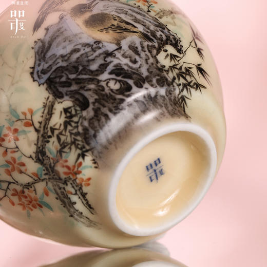 器度汝窑玉京杯（花鸟） 商品图4