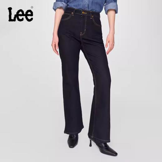 LEE新品427高腰喇叭深蓝色女牛仔裤潮LWB100427100333 商品图0