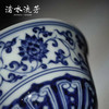 渚水流芳青花缠枝莲撇口杯（缺货） 商品缩略图4