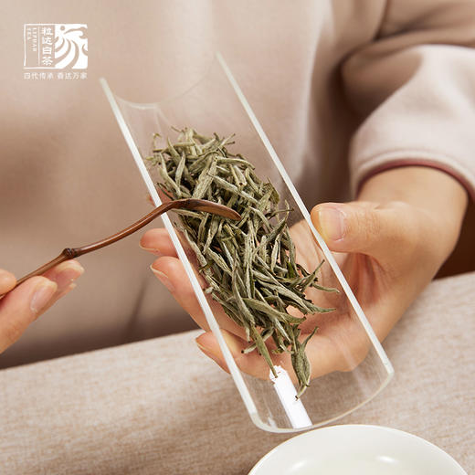 自家系列丨2024年 朋悦 明前白毫银针 200g盒 商品图1