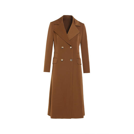 乔万尼风衣女款新款挺括设计感长款高个子EM3A301 商品图4