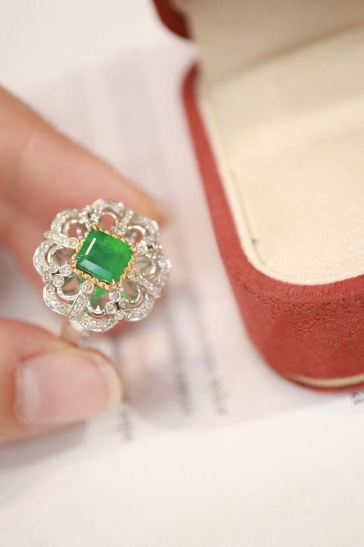 1.25ct 祖母绿戒指 商品图5