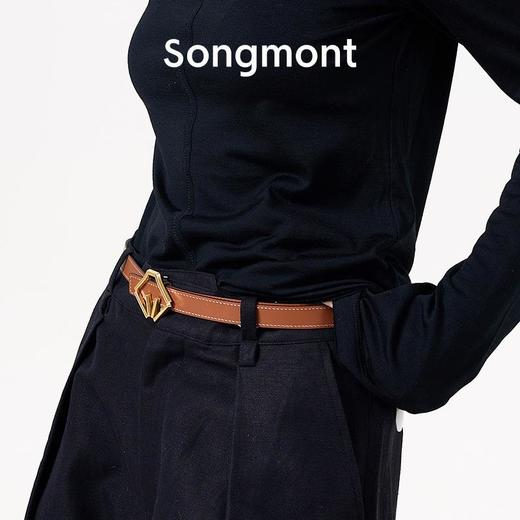  【礼盒装】Songmont山下有松女士腰带双面自由搭配裤带设计师新款头层腰带 商品图1