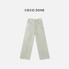 COCO ZONE100棉夏季新款显瘦百搭牛仔裤时尚浅色直筒裤CC1B0765 商品缩略图4