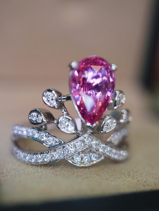 17.2ct 6.35g 粉蓝宝戒指 商品图3