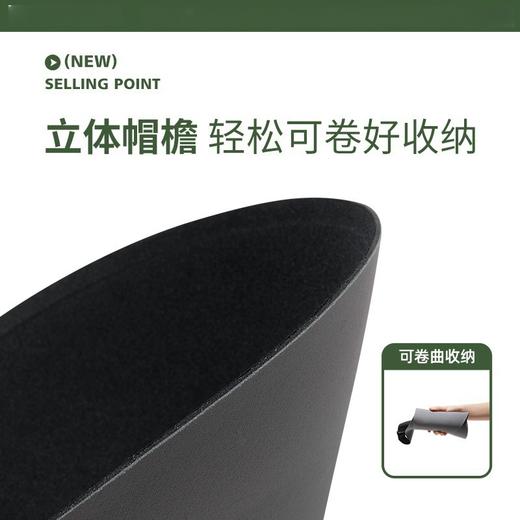 【2024新款防晒帽】女款防紫外线空顶大帽檐遮阳帽无痕太阳帽 男可折叠 商品图3