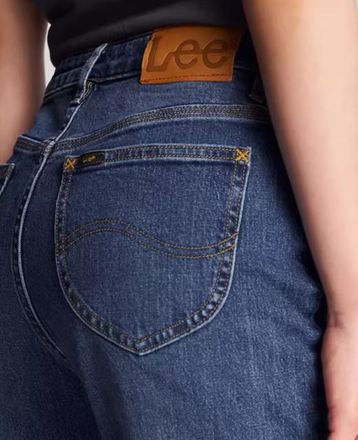 LEE新品422中腰直脚中蓝色女牛仔裤潮LWB2464226BW00F 商品图4