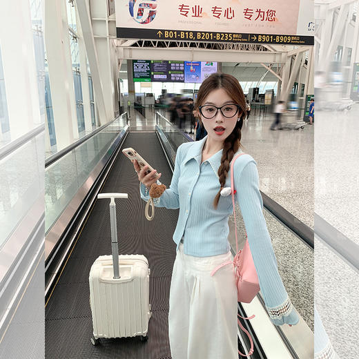 <曾小咸推荐>韩系翻领针织毛衣开衫外套 商品图10