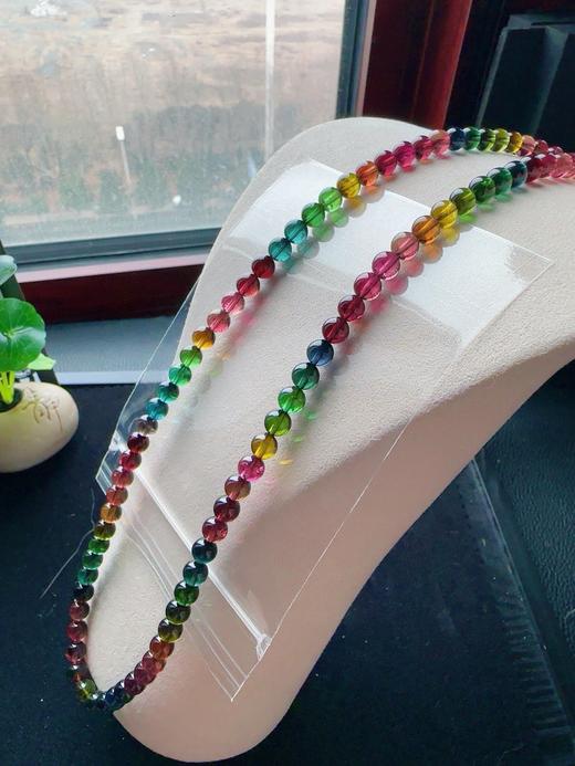 38.7g 6.6mm 碧玺手链 商品图6