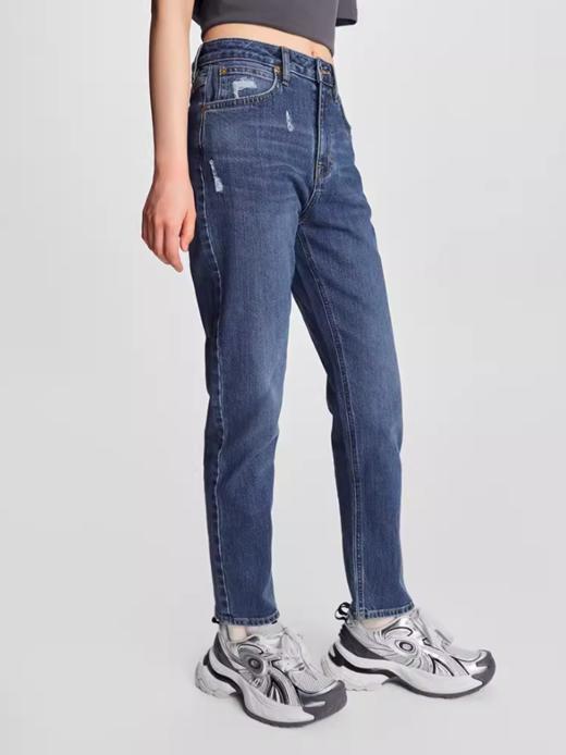 LEE新品422中腰直脚中蓝色女牛仔裤潮LWB2464226BW00F 商品图3
