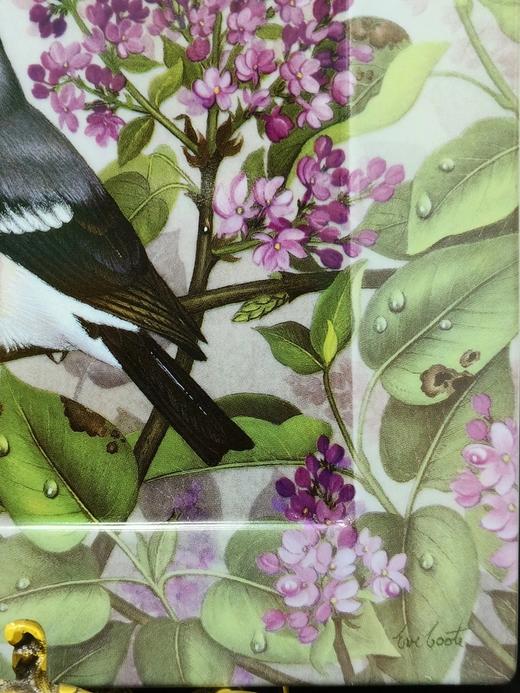 英国德文波特限量鸟类瓷画，薄雾笼罩的清晨系列，这只是丁香苏醒 商品图4