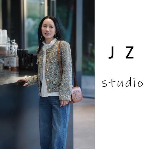 【绿M1 XL1 黑XL1】臣禾	两色香风外套JZ243010175【金猪甄选】 商品图12