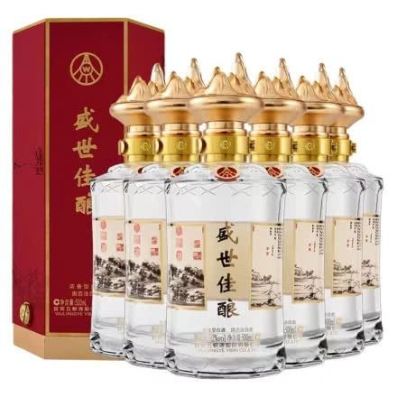 五粮液股份有限公司盛世佳酿  卷藏山河浓香型白酒 52度 整箱装500mL 6瓶 商品图0