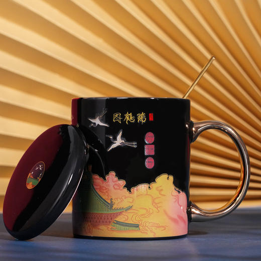 《瑞鹤图》感温变色杯 中国景德镇御器研究院出品 “当代督陶官”阳士琦大师监制 商品图7