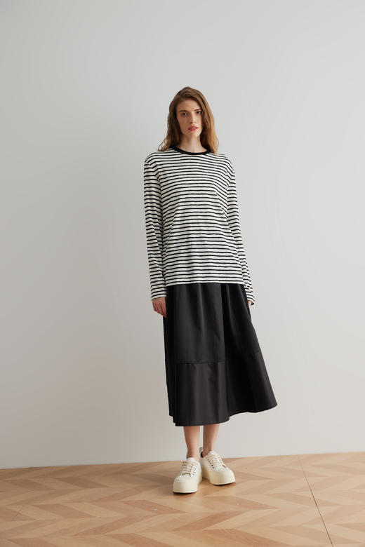 COCO ZONE夏季松紧腰显瘦A字裙百搭时尚半身裙CC1B0705 商品图1