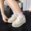 ZHR则则国风小白鞋厚底饼干鞋ins风板鞋超轻女鞋时尚运动鞋休闲鞋 商品缩略图8