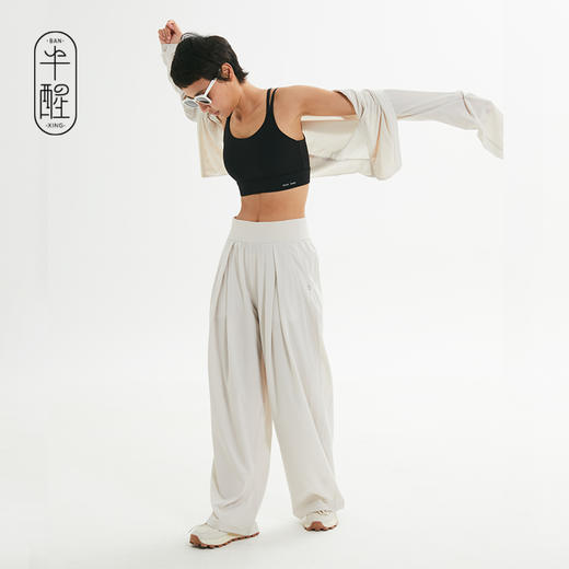 半醒冰皮防晒阔腿裤 速干凉皮直筒休闲垂感冰丝 PH0049 商品图2