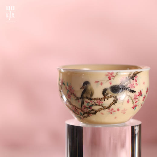 器度汝窑吉雅杯（花鸟） 商品图0