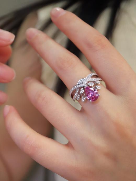 17.2ct 6.35g 粉蓝宝戒指 商品图5