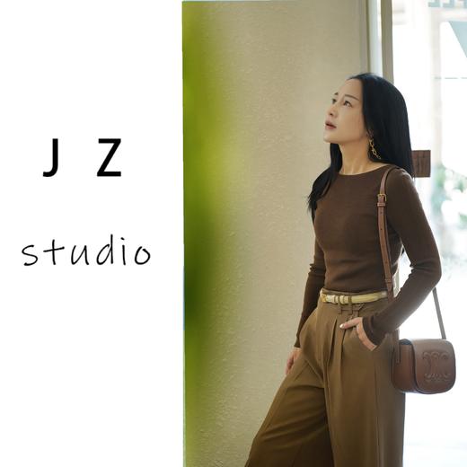 臣禾	一字领无缝针织衫JZ243090375【金猪甄选】 商品图10