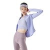 【路路精选】女运动拉链运动外套上衣健身衣服跑步瑜伽服套装暴汗服春夏 商品缩略图4