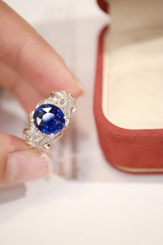 3.19ct 蓝宝石戒指 商品图2