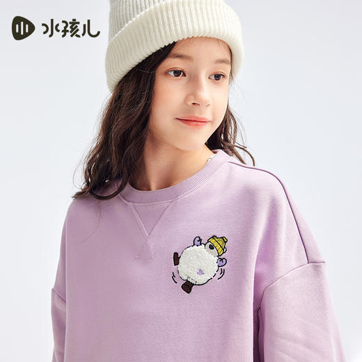水孩儿童装春秋款女童卫衣男童上衣休闲柔软舒适宽松透气运动 商品图6