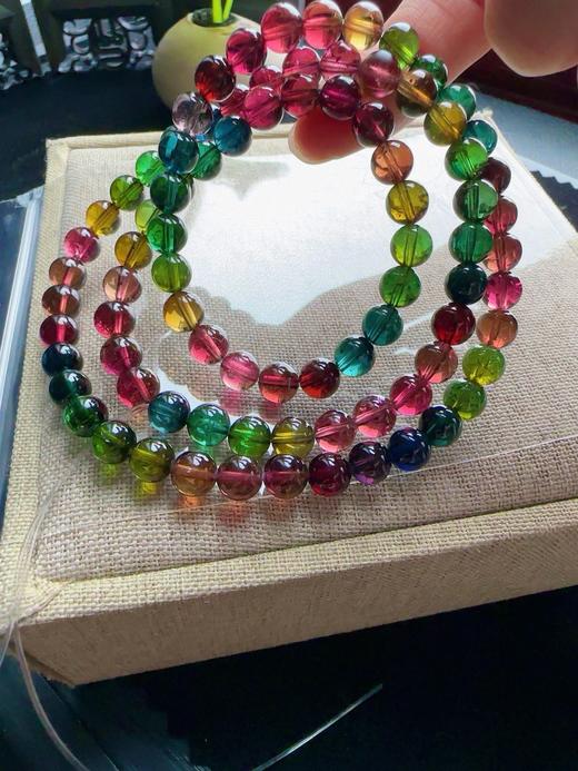 38.7g 6.6mm 碧玺手链 商品图3