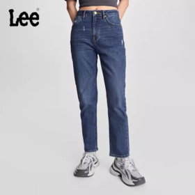 LEE新品422中腰直脚中蓝色女牛仔裤潮LWB2464226BW00F