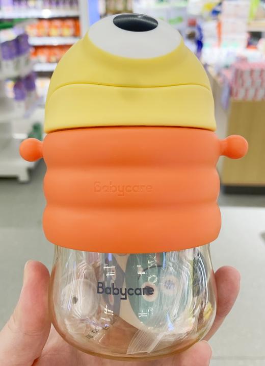 【效期至2026年11月16号，介意勿拍】babycare普迪仔PPSU直饮学饮杯洛克黄300ml 商品图0