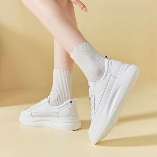 ZHR小白鞋板鞋女厚底鞋子ins百搭运动鞋女网红增高鞋多巴胺休闲鞋 商品图4
