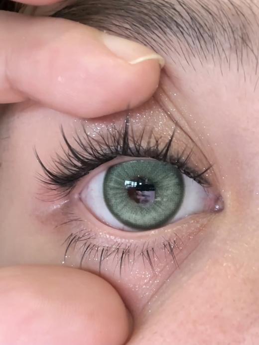 Pinkg半年抛美瞳 绿幽灵 14.5mm 商品图0